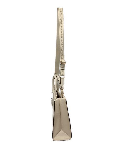 MICHAEL KORS（マイケルコース）MICHAEL KORS (マイケルコース) MIRELLA MD EW TOTE ホワイト 未使用品の古着・服飾アイテム