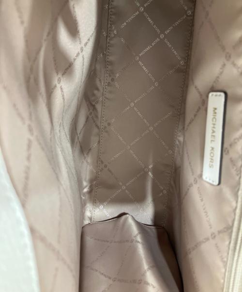 MICHAEL KORS（マイケルコース）MICHAEL KORS (マイケルコース) MIRELLA MD EW TOTE ホワイト 未使用品の古着・服飾アイテム
