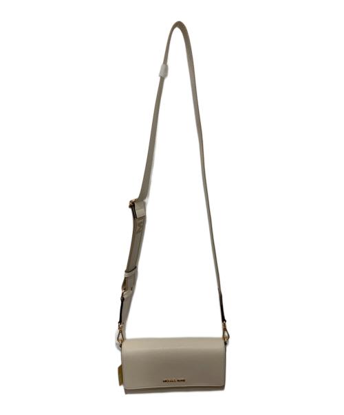 MICHAEL KORS（マイケルコース）MICHAEL KORS (マイケルコース) ジェットセット アイテム ジップアラウンド クロスボディ アイボリー 未使用品の古着・服飾アイテム