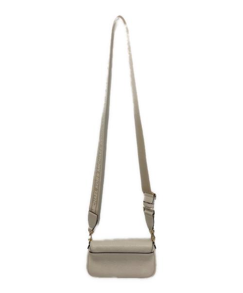 MICHAEL KORS（マイケルコース）MICHAEL KORS (マイケルコース) Jet Set Travel Small Pebbled Leather Crossbody Bag アイボリー 未使用品の古着・服飾アイテム