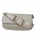 MICHAEL KORS（マイケルコース）の古着「Jet Set Travel Small Pebbled Leather Crossbody Bag」｜アイボリー