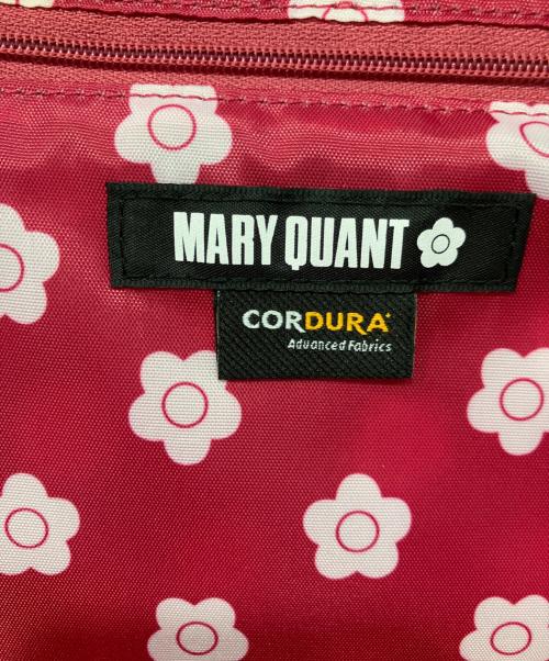 MARY QUANT（マリークヮント）MARY QUANT (マリークヮント) オールブラックシンプルロゴリュックL ブラックの古着・服飾アイテム