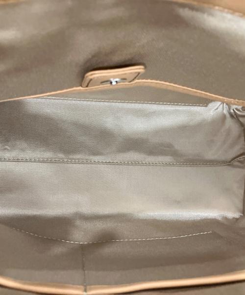 土屋鞄（ツチヤカバン）土屋鞄 (ツチヤカバン) クラルテハンディカフェトート ベージュの古着・服飾アイテム