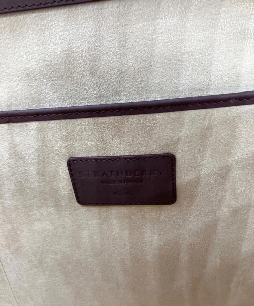 STRATHBERRY（ストラスベリー）STRATHBERRY (ストラスベリー) Midi Tote Bag ボルドーの古着・服飾アイテム