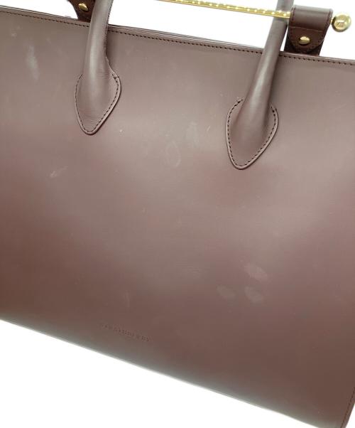 STRATHBERRY（ストラスベリー）STRATHBERRY (ストラスベリー) Midi Tote Bag ボルドーの古着・服飾アイテム