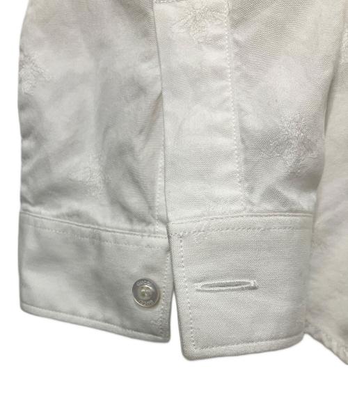 GUCCI（グッチ）GUCCI (グッチ) DUKE 刺繍シャツ ホワイト サイズ:43/17の古着・服飾アイテム
