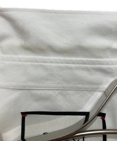 GUCCI（グッチ）GUCCI (グッチ) DUKE 刺繍シャツ ホワイト サイズ:43/17の古着・服飾アイテム