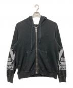 DIESELディーゼル）の古着「S-GINAFFLE-HOOD-ZIP」｜ブラック