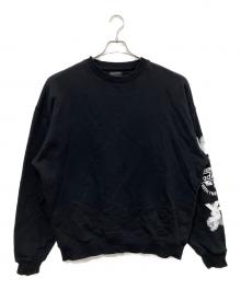 Y-3（ワイスリー）の古着「GRAPHIC CREW SWEAT」｜ブラック