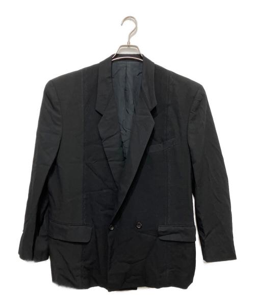 COMME des GARCONS HOMME PLUS（コムデギャルソンオムプリュス）COMME des GARCONS HOMME PLUS (コムデギャルソンオムプリュス) ダブルジャケット ブラック サイズ:Sの古着・服飾アイテム