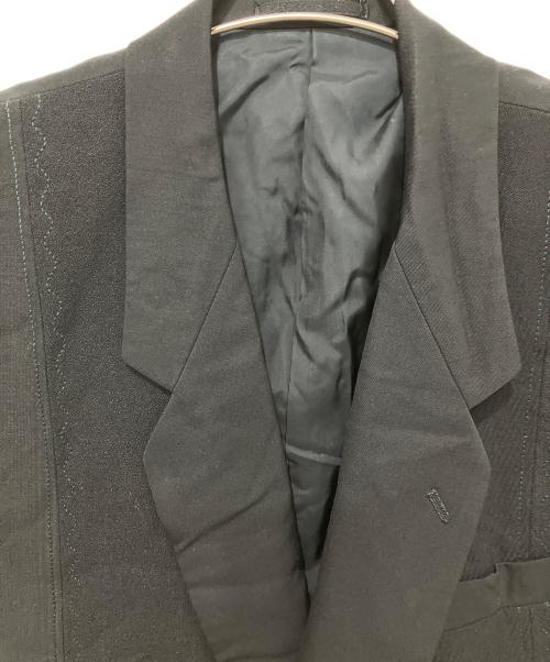 COMME des GARCONS HOMME PLUS（コムデギャルソンオムプリュス）COMME des GARCONS HOMME PLUS (コムデギャルソンオムプリュス) ダブルジャケット ブラック サイズ:Sの古着・服飾アイテム