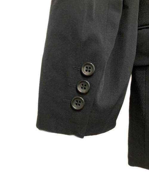 COMME des GARCONS HOMME PLUS（コムデギャルソンオムプリュス）COMME des GARCONS HOMME PLUS (コムデギャルソンオムプリュス) ダブルジャケット ブラック サイズ:Sの古着・服飾アイテム