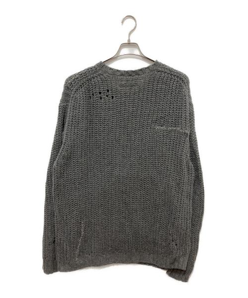 NEIGHBORHOOD（ネイバーフッド）NEIGHBORHOOD (ネイバーフッド) SAVAGE CREWNECK SWEATER グレー サイズ:Lの古着・服飾アイテム
