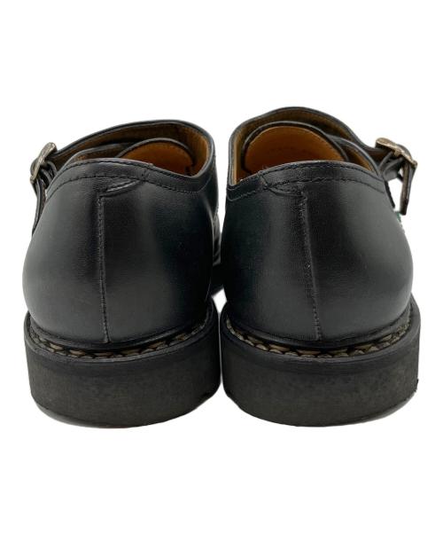 PARABOOT（パラブーツ）PARABOOT (パラブーツ) ダブルモンクストラップシューズ ブラック サイズ:SIZE7の古着・服飾アイテム