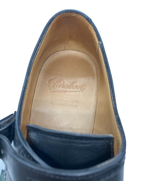 PARABOOT（パラブーツ）PARABOOT (パラブーツ) ダブルモンクストラップシューズ ブラック サイズ:SIZE7の古着・服飾アイテム