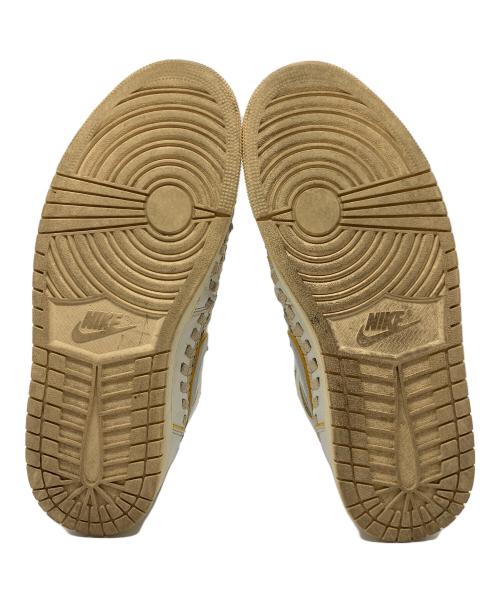 NIKE（ナイキ）NIKE (ナイキ) UNION (ユニオン) ハイカットスニーカー アイボリー×イエロー サイズ:28.5の古着・服飾アイテム