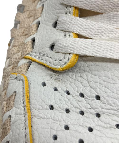 NIKE（ナイキ）NIKE (ナイキ) UNION (ユニオン) ハイカットスニーカー アイボリー×イエロー サイズ:28.5の古着・服飾アイテム