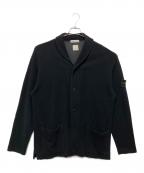 STONE ISLANDストーンアイランド）の古着「ショールカラーカーディガン」｜ブラック
