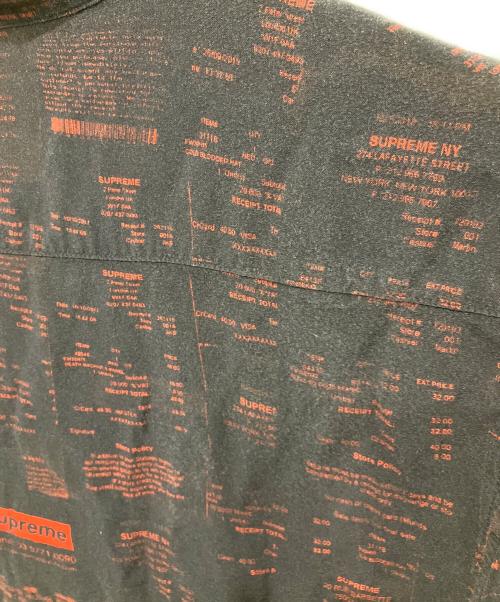 SUPREME（シュプリーム）SUPREME (シュプリーム) 20FW Receipts Rayon S/S Shirt ブラック×レッド サイズ:Mの古着・服飾アイテム