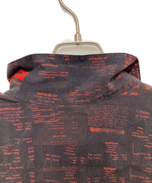 SUPREME（シュプリーム）SUPREME (シュプリーム) 20FW Receipts Rayon S/S Shirt ブラック×レッド サイズ:Mの古着・服飾アイテム