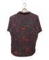 SUPREME (シュプリーム) 20FW Receipts Rayon S/S Shirt ブラック×レッド サイズ:M：10000円