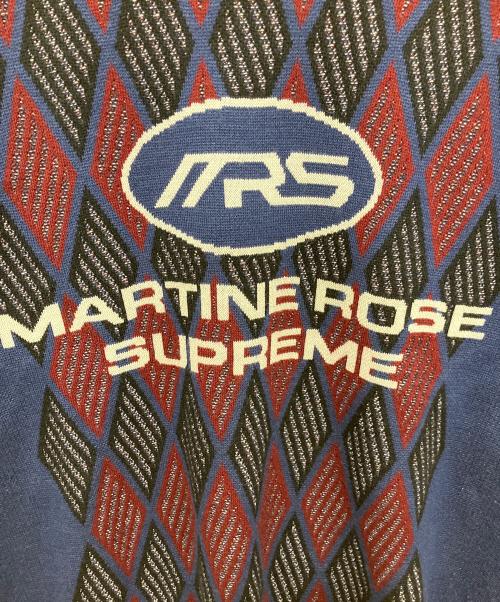 SUPREME（シュプリーム）SUPREME (シュプリーム) MARTINE ROSE (マーティン・ローズ) Sweater ブルー サイズ:Lの古着・服飾アイテム