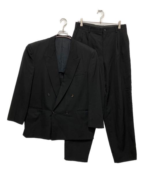 COMME des GARCONS HOMME（コムデギャルソン オム）COMME des GARCONS HOMME (コムデギャルソン オム) ダブルジャケットセットアップ ブラック サイズ:Lの古着・服飾アイテム