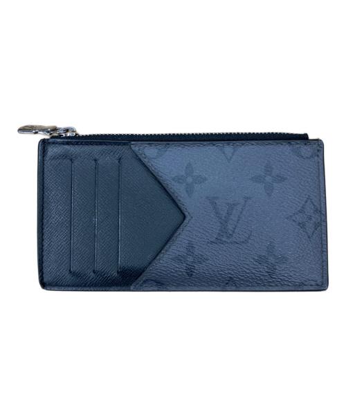 LOUIS VUITTON（ルイ ヴィトン）LOUIS VUITTON (ルイ ヴィトン) コインカード・ホルダー グレー×ブラックの古着・服飾アイテム