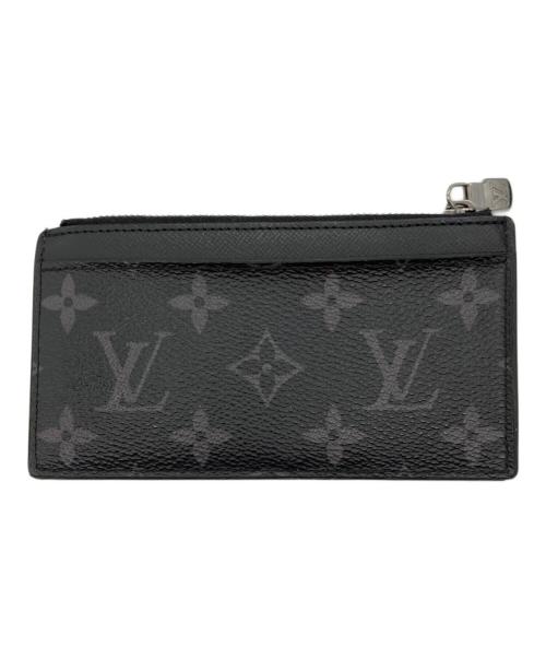 LOUIS VUITTON（ルイ ヴィトン）LOUIS VUITTON (ルイ ヴィトン) コインカード・ホルダー グレー×ブラックの古着・服飾アイテム