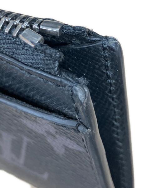 LOUIS VUITTON（ルイ ヴィトン）LOUIS VUITTON (ルイ ヴィトン) コインカード・ホルダー グレー×ブラックの古着・服飾アイテム