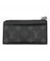 LOUIS VUITTON (ルイ ヴィトン) コインカード・ホルダー グレー×ブラック：30000円