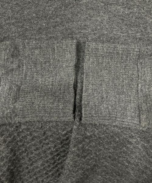 GUCCI（グッチ）GUCCI (グッチ) Vネックニット グレー サイズ:Mの古着・服飾アイテム