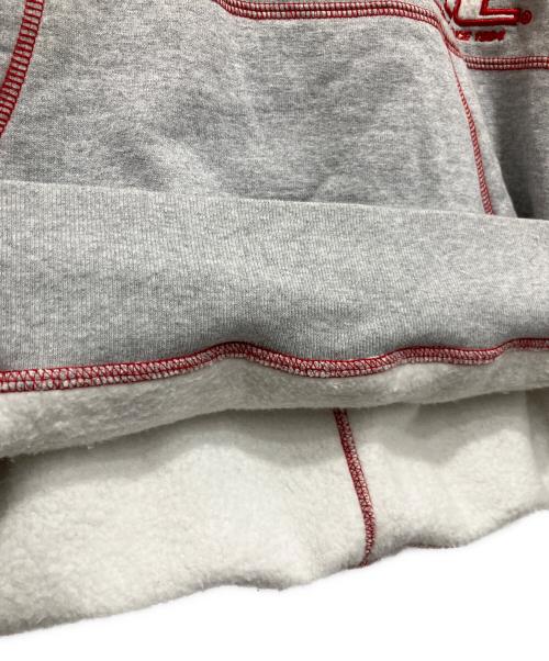 SUPREME（シュプリーム）SUPREME (シュプリーム) Coverstitch Hooded Sweatshirt グレー サイズ:Lの古着・服飾アイテム