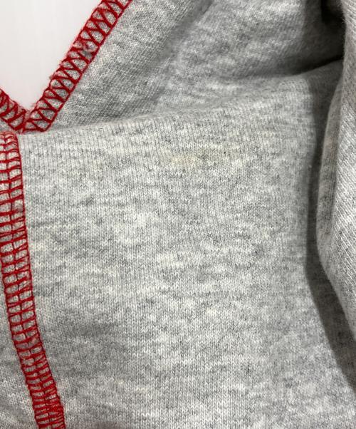 SUPREME（シュプリーム）SUPREME (シュプリーム) Coverstitch Hooded Sweatshirt グレー サイズ:Lの古着・服飾アイテム