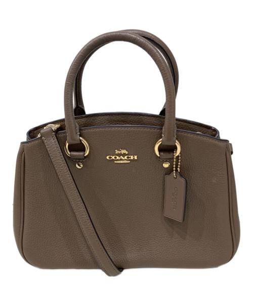 COACH（コーチ）COACH (コーチ) ハンドバッグ ブラウンの古着・服飾アイテム