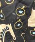 中古・古着 marimekko (マリメッコ) 総柄シャツワンピース ブラック×ベージュ サイズ:36：17000円