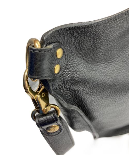 IL BISONTE（イル ビゾンテ）IL BISONTE (イル ビゾンテ) 3WAYレザーバムバッグ ブラックの古着・服飾アイテム