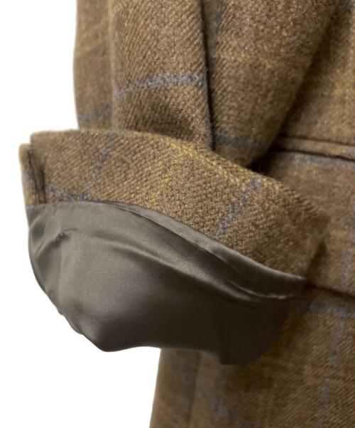 BROOKS BROTHERS（ブルックスブラザーズ）BROOKS BROTHERS (ブルックスブラザーズ) 3B カシミヤ混メルトンテーラードジャケット ブラウン×ネイビー サイズ:SIZE39REGの古着・服飾アイテム