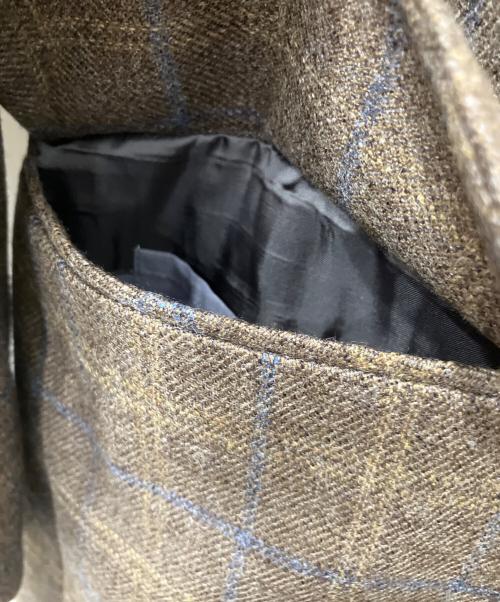 BROOKS BROTHERS（ブルックスブラザーズ）BROOKS BROTHERS (ブルックスブラザーズ) 3B カシミヤ混メルトンテーラードジャケット ブラウン×ネイビー サイズ:SIZE39REGの古着・服飾アイテム