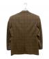 BROOKS BROTHERS (ブルックスブラザーズ) 3B カシミヤ混メルトンテーラードジャケット ブラウン×ネイビー サイズ:SIZE39REG：13000円