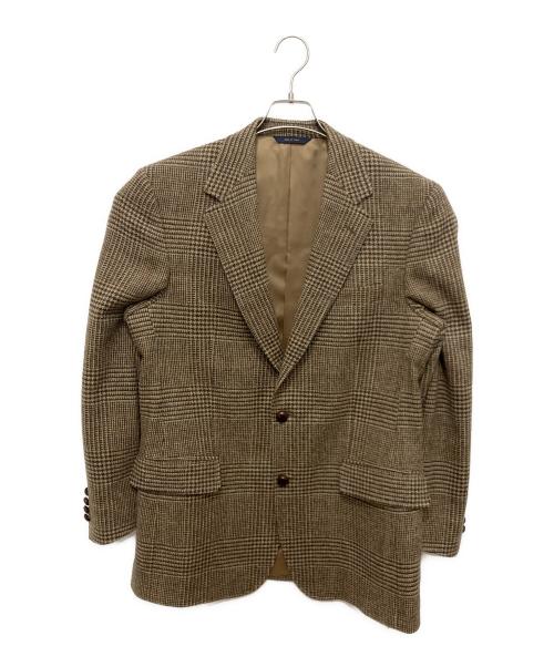 BROOKS BROTHERS（ブルックスブラザーズ）BROOKS BROTHERS (ブルックスブラザーズ) 千鳥柄ソフトツイードテーラードジャケット ブラウン×ベージュ サイズ:SIZE39REGの古着・服飾アイテム