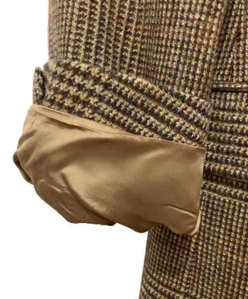 BROOKS BROTHERS（ブルックスブラザーズ）BROOKS BROTHERS (ブルックスブラザーズ) 千鳥柄ソフトツイードテーラードジャケット ブラウン×ベージュ サイズ:SIZE39REGの古着・服飾アイテム