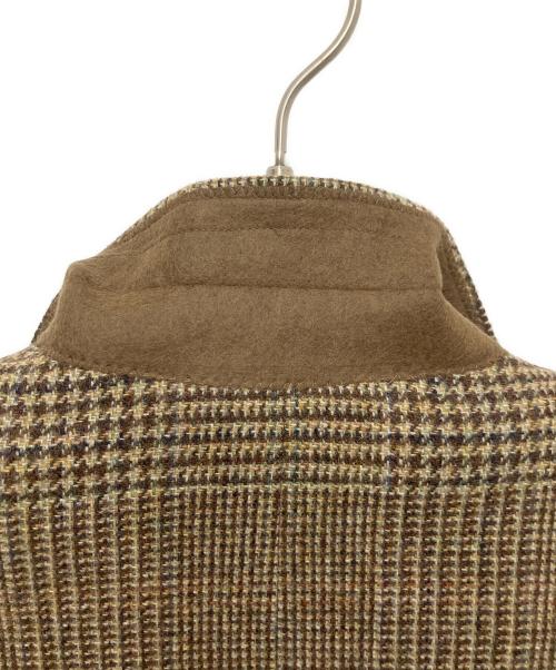 BROOKS BROTHERS（ブルックスブラザーズ）BROOKS BROTHERS (ブルックスブラザーズ) 千鳥柄ソフトツイードテーラードジャケット ブラウン×ベージュ サイズ:SIZE39REGの古着・服飾アイテム