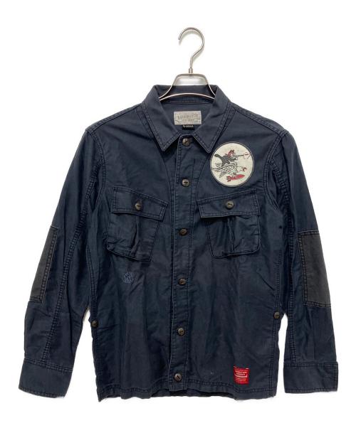 NEIGHBORHOOD（ネイバーフッド）NEIGHBORHOOD (ネイバーフッド) MONTEREY/C-SHIRT.LS ネイビー サイズ:Sの古着・服飾アイテム