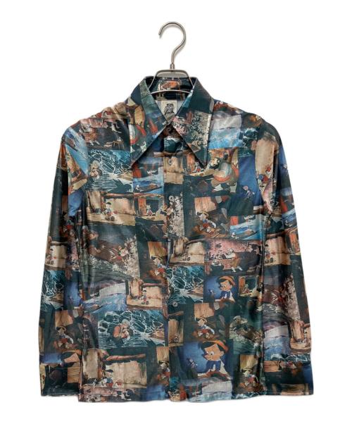 KENNINGTON（ケニントン）KENNINGTON (ケニントン) 長袖ピノキオシャツ マルチカラー サイズ:Sの古着・服飾アイテム