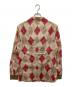COMME des GARCONS HOMME PLUS (コムデギャルソンオムプリュス) アーガイル柄テーラードジャケット ベージュ×ピンク サイズ:M：15000円