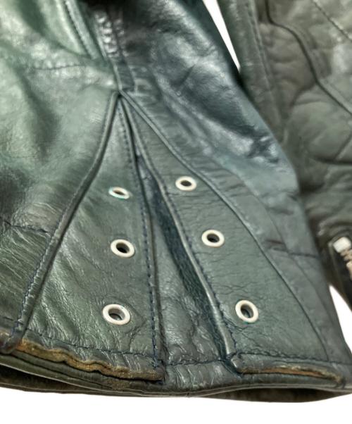 GOLDEN GOOSE（ゴールデングース）GOLDEN GOOSE (ゴールデングース) ラムレザージャケット グリーン サイズ:XXSの古着・服飾アイテム