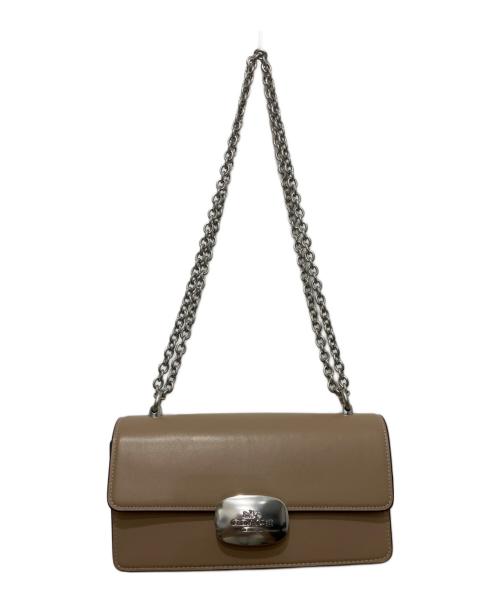 COACH（コーチ）COACH (コーチ) エライザ フラップ クロスボディ ベージュの古着・服飾アイテム