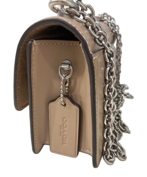 COACH（コーチ）COACH (コーチ) エライザ フラップ クロスボディ ベージュの古着・服飾アイテム
