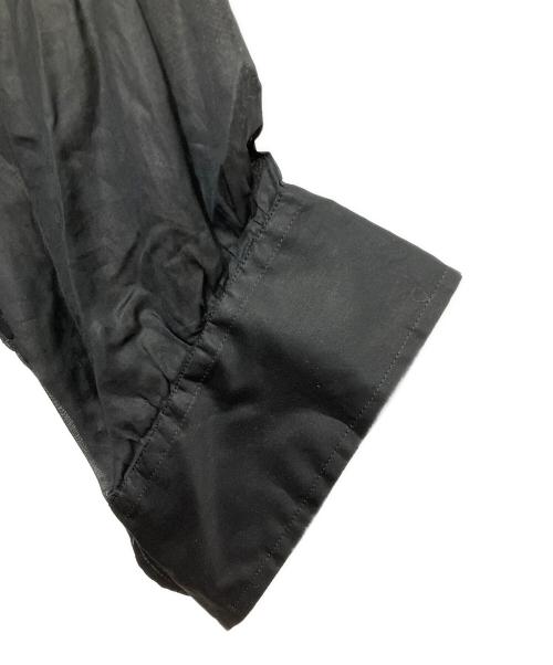 JIL SANDER（ジルサンダー）JIL SANDER (ジルサンダー) Cotton Muslin Shirt ブラック サイズ:38の古着・服飾アイテム